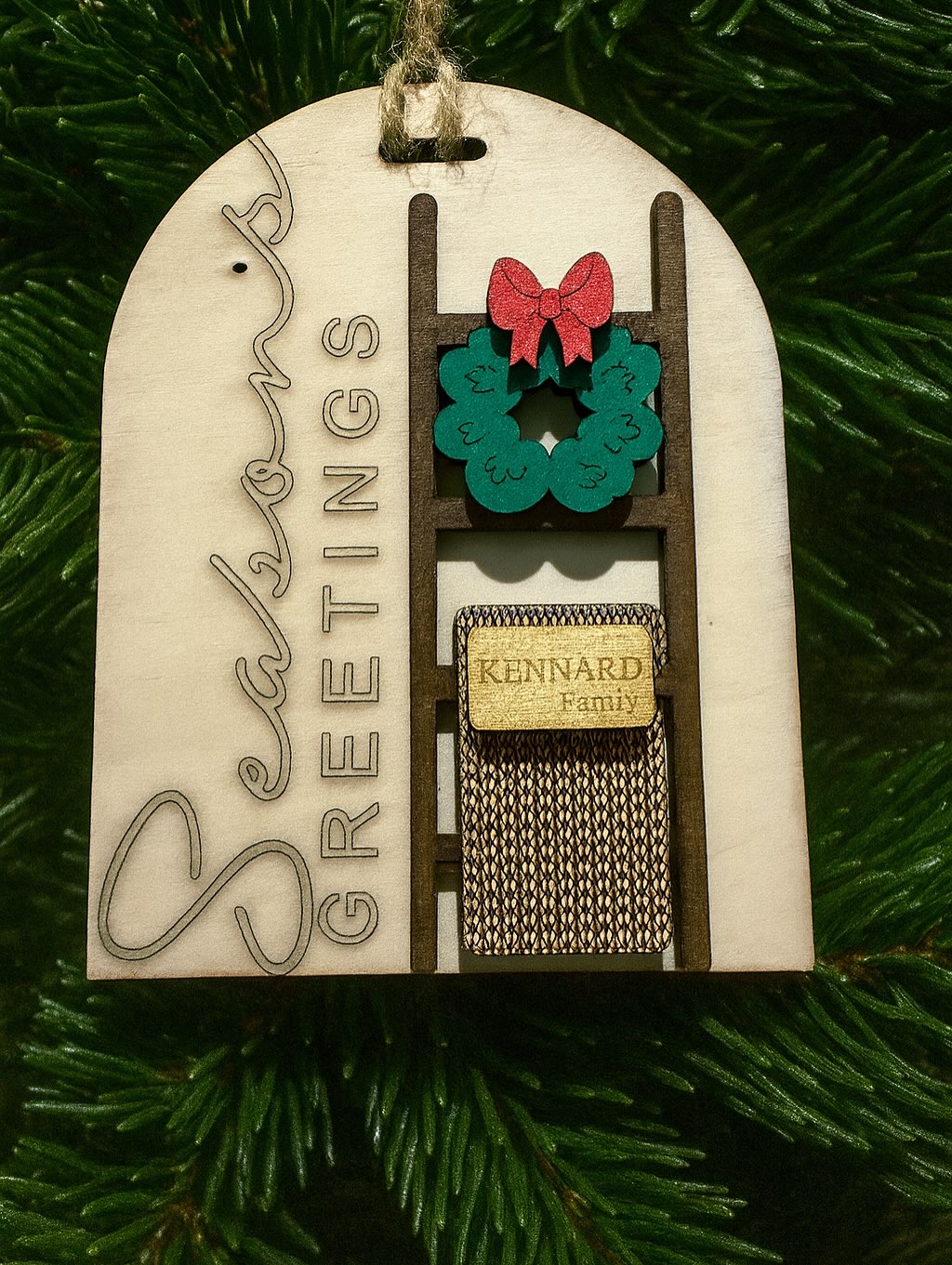 Family Ornament with Personlized Name