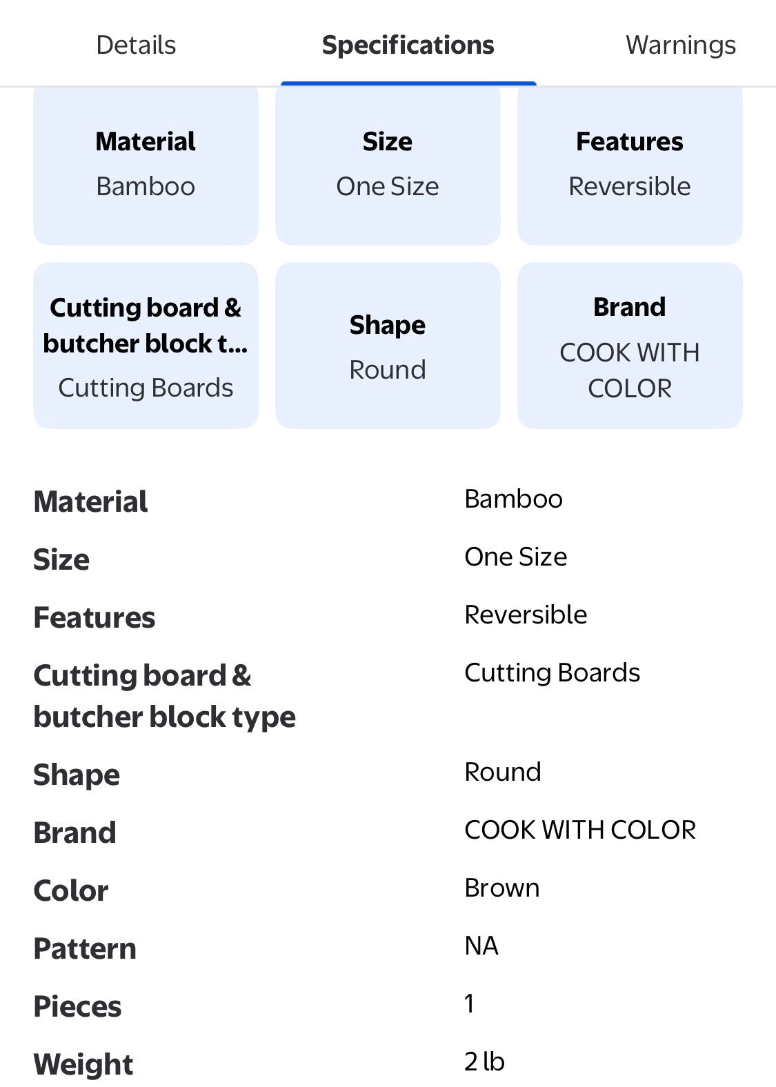 Engraved Round bamboo cutting board with locking lid