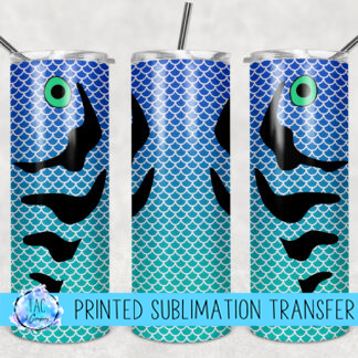Blue Fishing Lure - Sublimation Print (This Is Not A Digital File)
