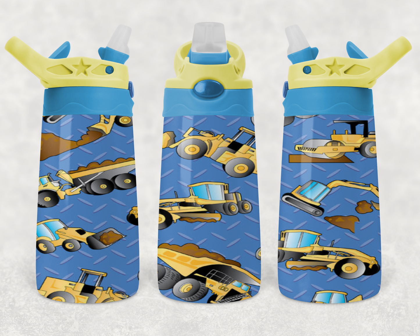 12 oz Construction Equipment Kids Flip Cup