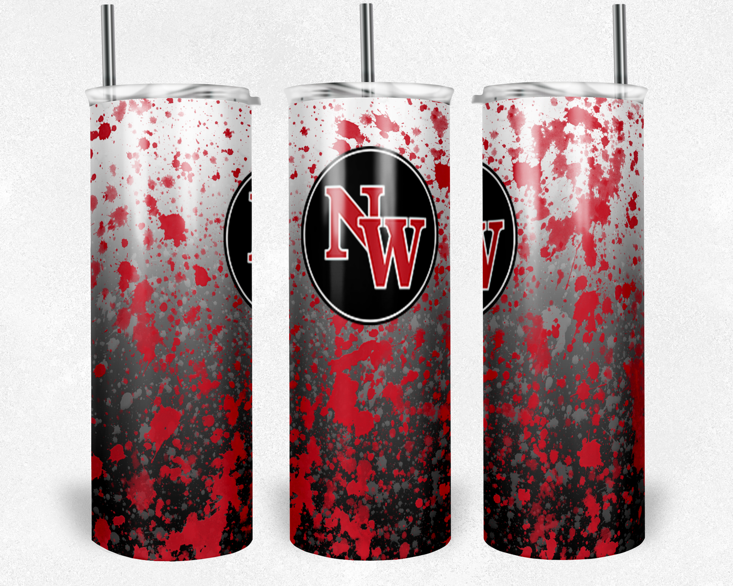 Northwest School - 20oz or 30oz Skinny Tumblers w/ Lid and Metal Straw