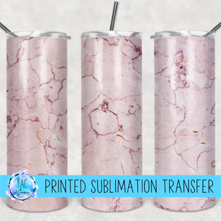 Pink Marble - Sublimation Print (This Is Not A Digital File)