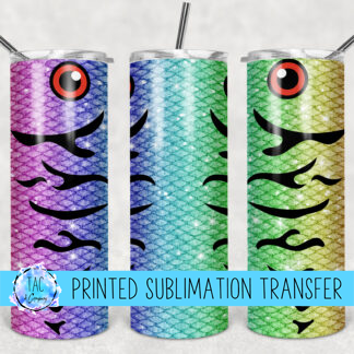 Fishing Lure Rainbow - Sublimation Print (This Is Not A Digital File)