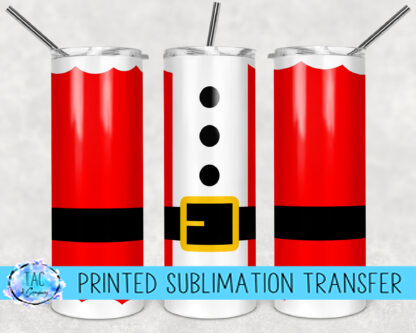 Santa - Sublimation Print (This Is Not A Digital File)