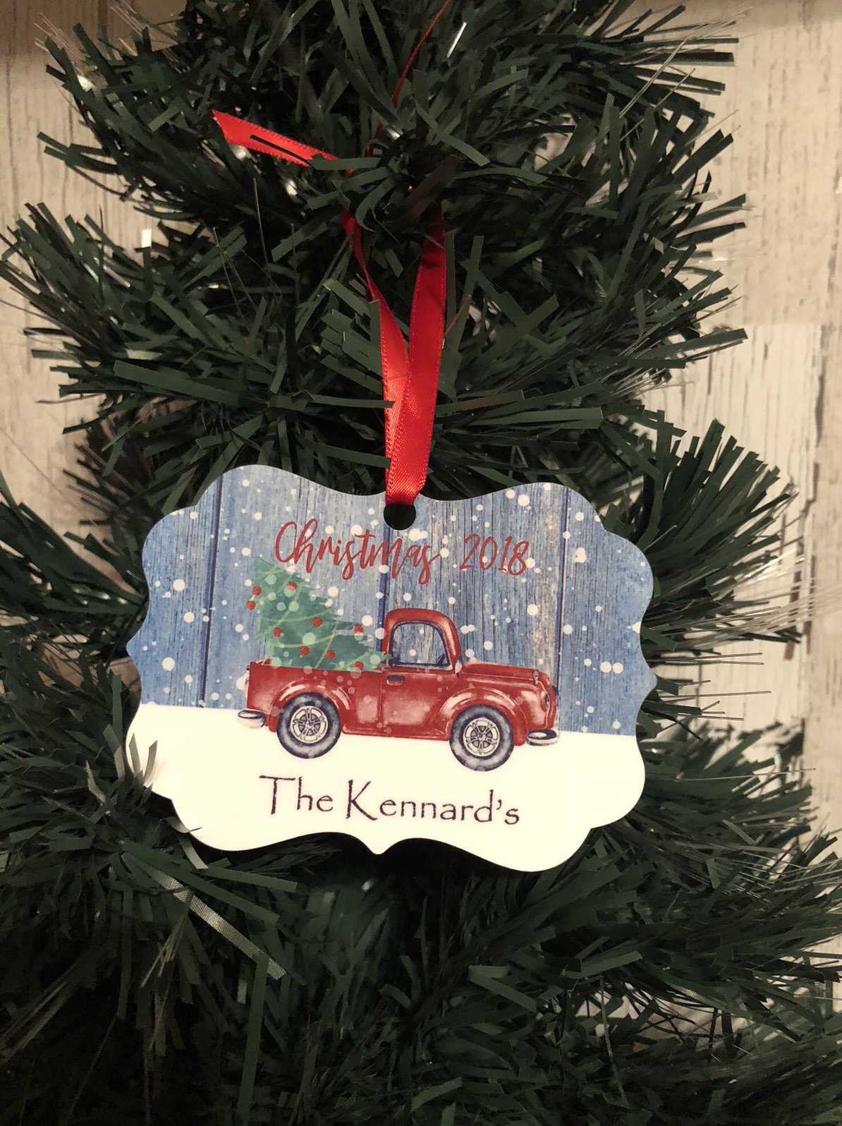 Red Truck 2020 Ornament