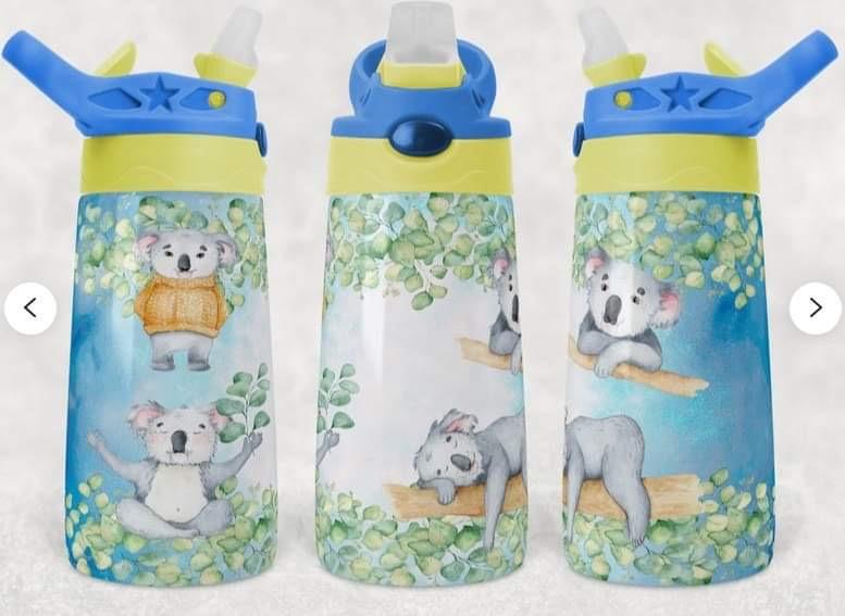 Koala- 12oz Kids Flip Cup Tumbler