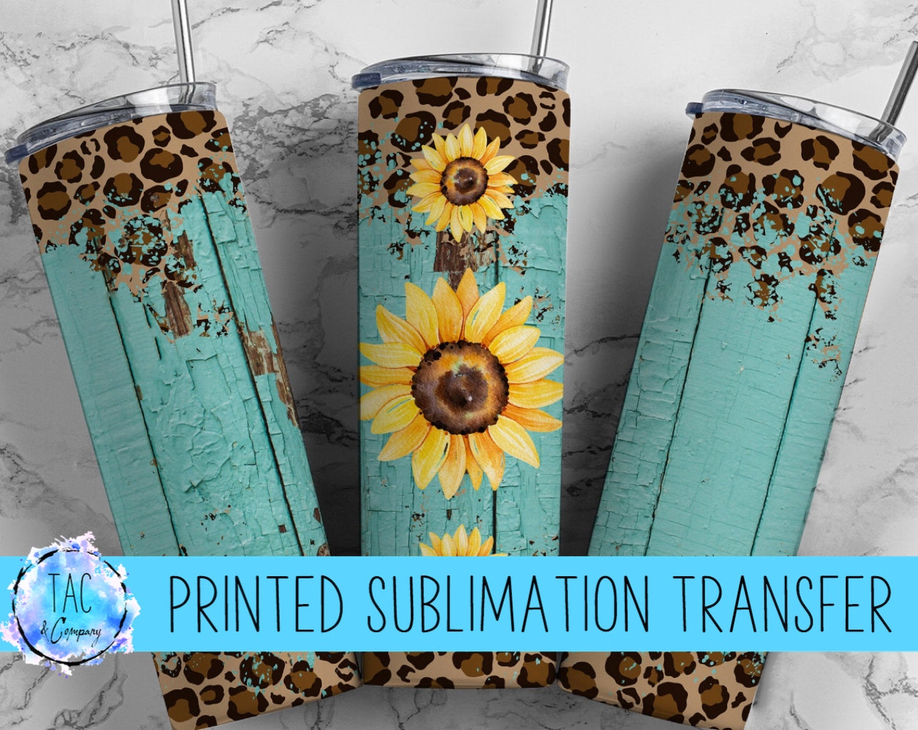 Sunflower- Sublimation Print (This Is Not A Digital File)