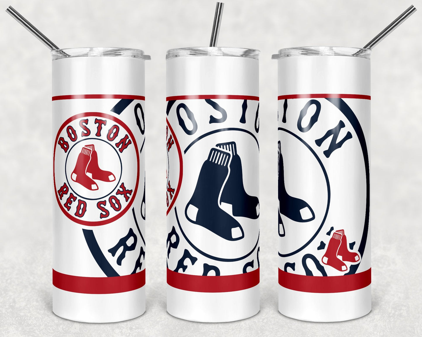 Baseball Teams - 20 or 30 oz Skinny Tumblers w/ Lid and Metal Straw ‘
