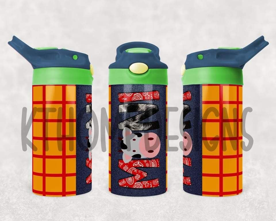 Mini Cow - 12oz Kids Flip Cup Tumbler