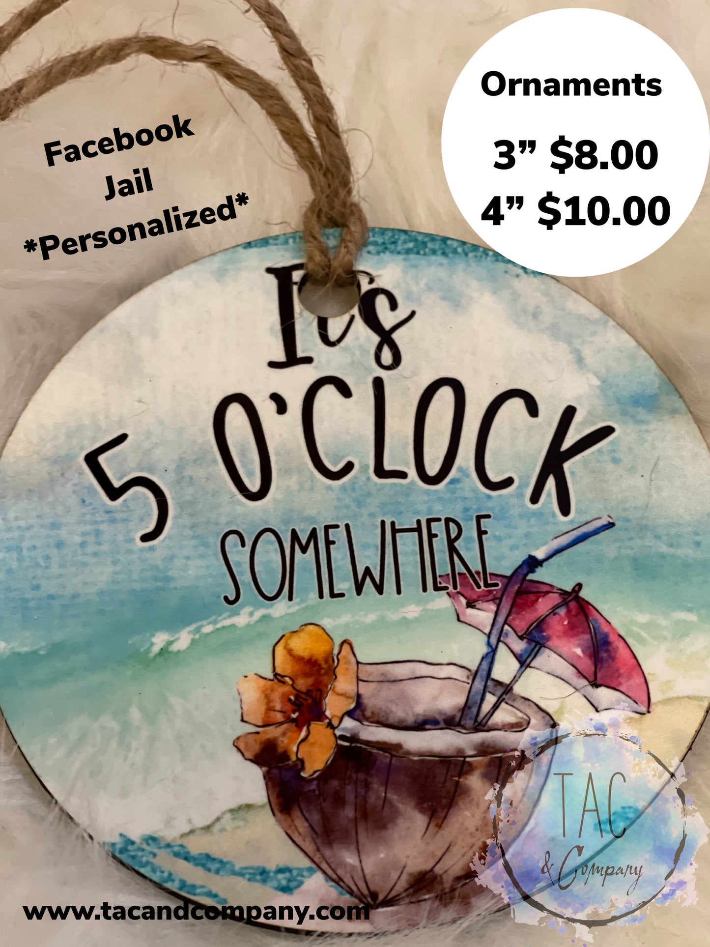 Ornament - 5 O’Clock Somewhere