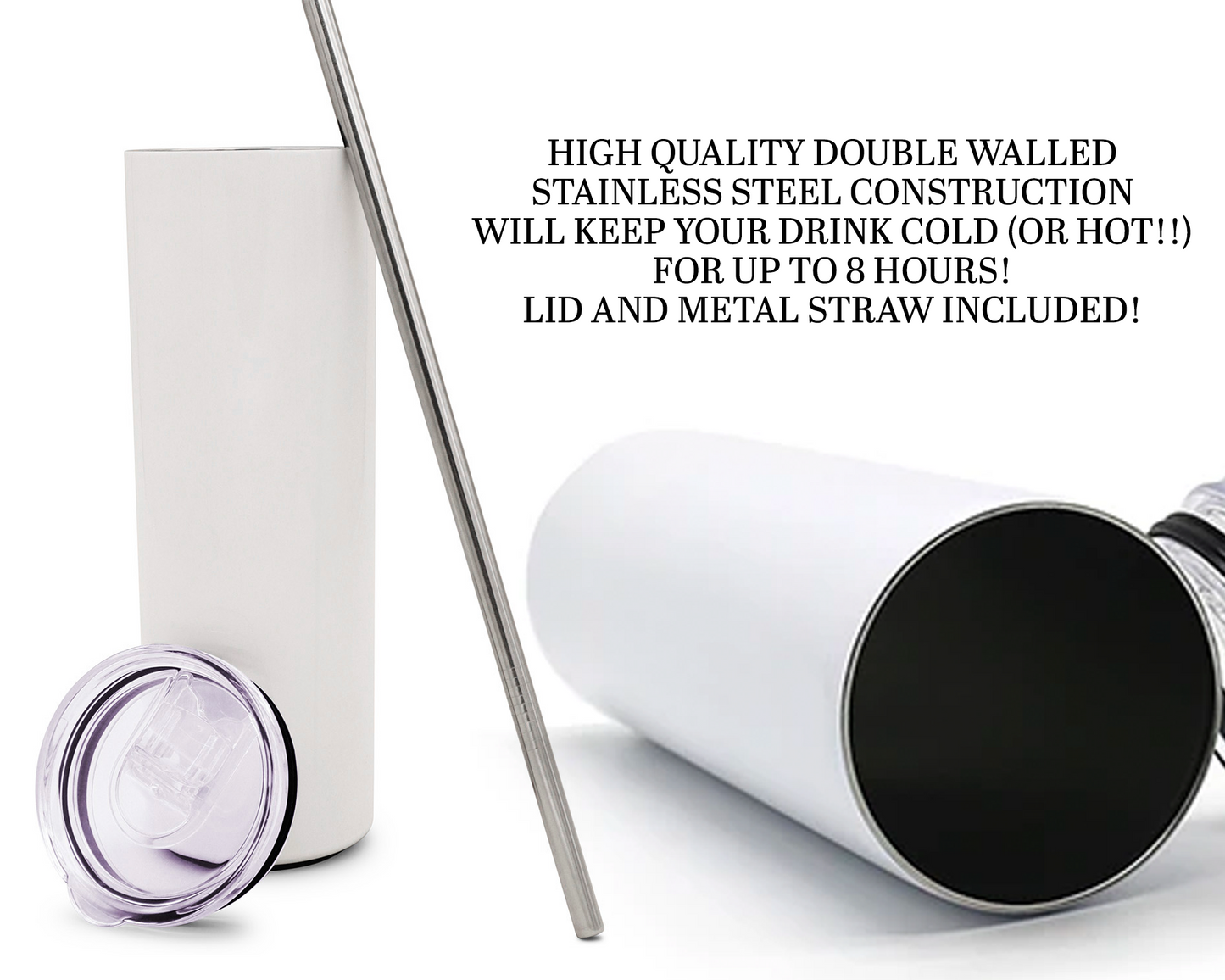 Mamaw Split Emerald Floral -20oz or 30oz Skinny Tumblers w/ Lid and Metal Straw