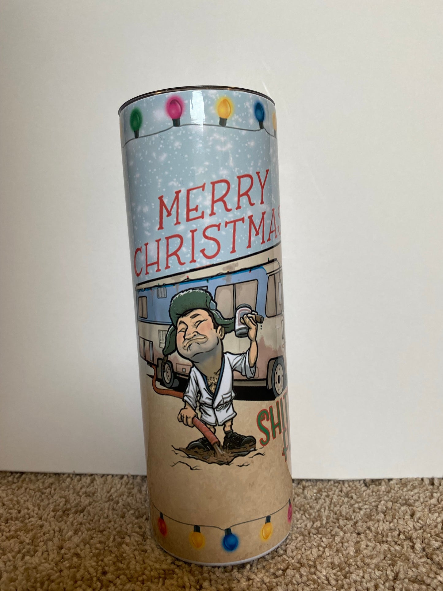 Cousin Eddy- 20 oz Skinny Tumblers w/ Lid and Metal Straw