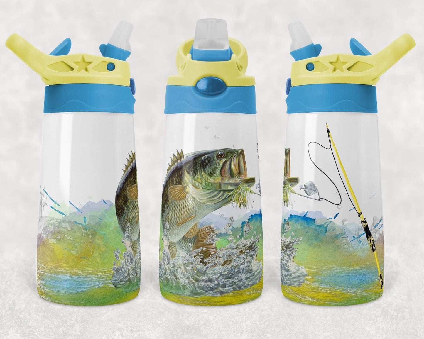Fishing - 12 oz Kids flip cup