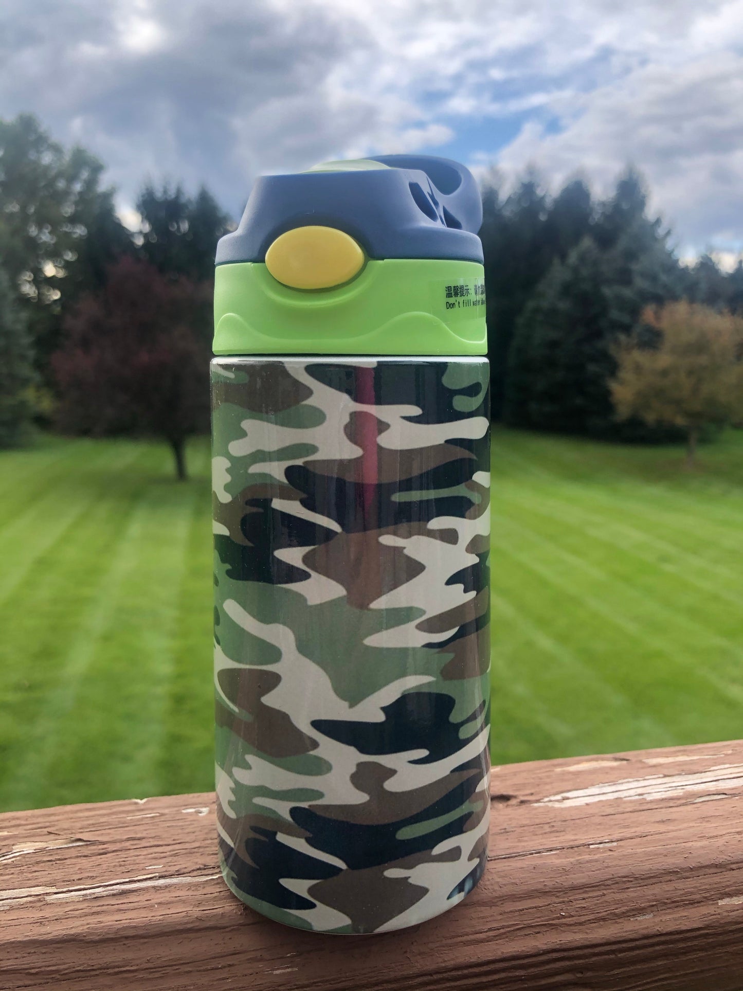 12 oz Kids flip cup Camo