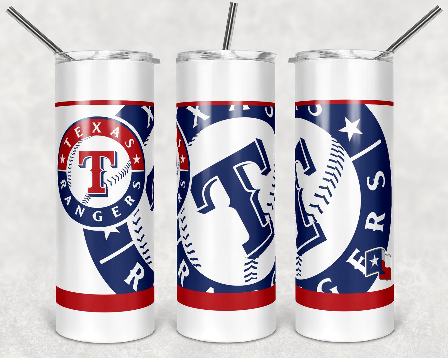 Baseball Teams - 20 or 30 oz Skinny Tumblers w/ Lid and Metal Straw ‘