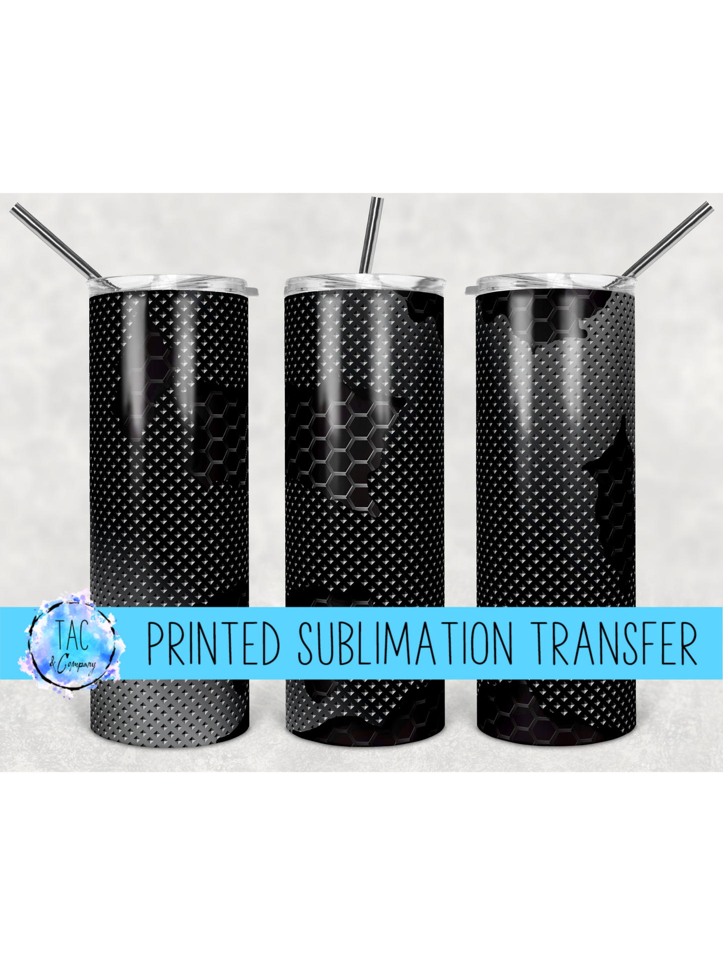 Black Metal Peek A Boo-Sublimation Print (This Is Not A Digital File)