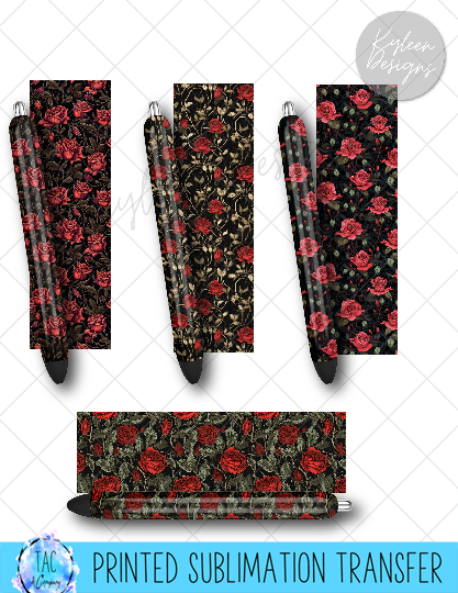 Red Roses - Sublimation Print (This Is Not A Digital File)