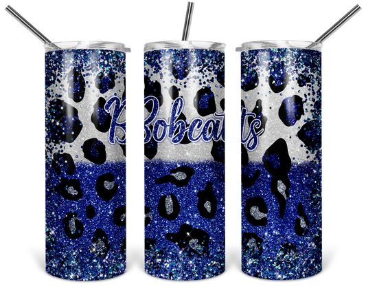 Bobcats Travel Tumbler- Skinny 20oz Tumbler