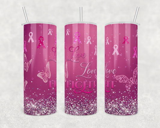 Breast Cancer Awareness- Live Love Fight