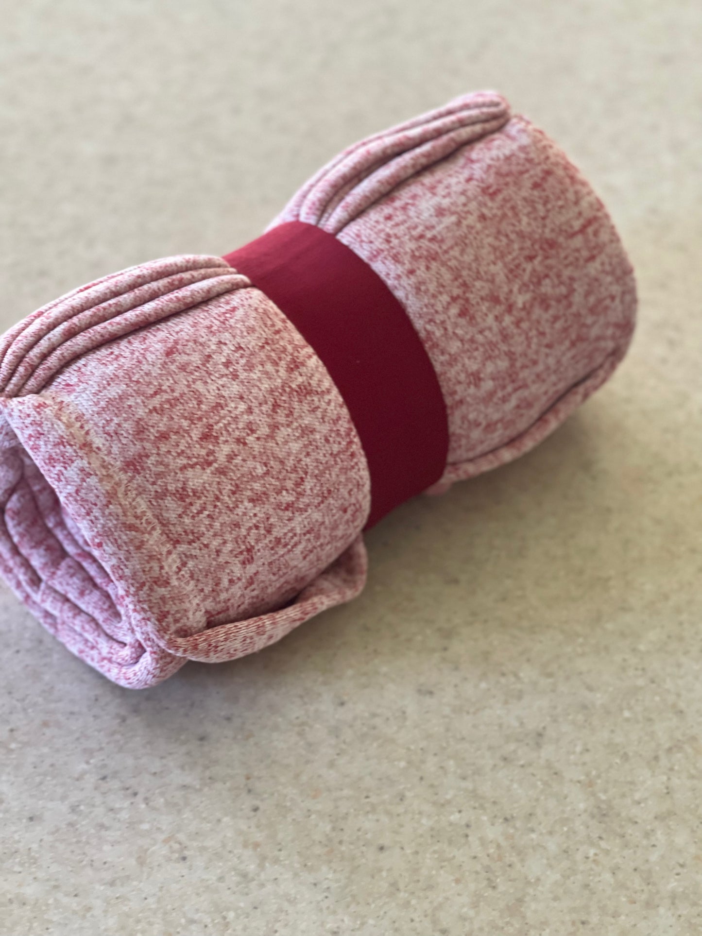 50 x 60 Red Heather Blanket - Can add Design for you