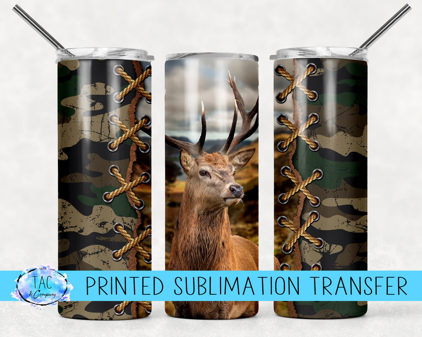 Deer - Sublimation Print (This Is Not A Digital File)