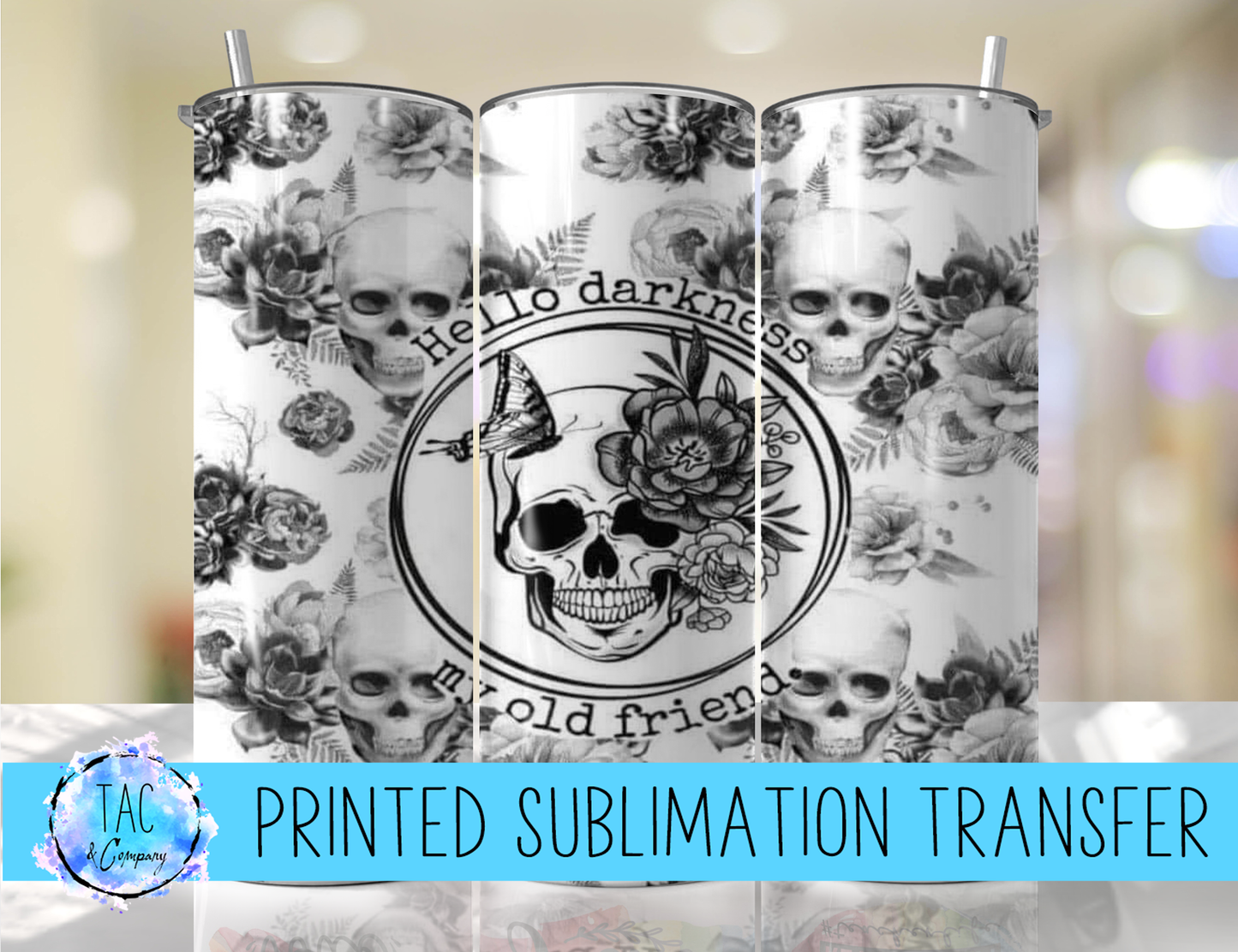 Hello Darkness - Sublimation Print (This Is Not A Digital File)