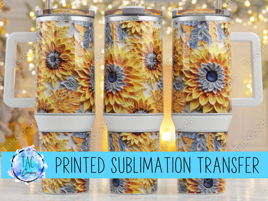 Sunflowers - Sublimation Print (This Is Not A Digital File)