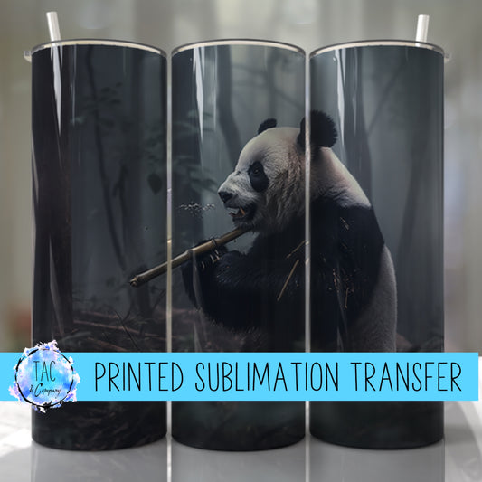 Panda Bear - Sublimation Print (This Is Not A Digital File)