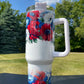 40oz -  Red, White and Blue  His/Her Birthday Gift, Add custom name for free! Great Gift!