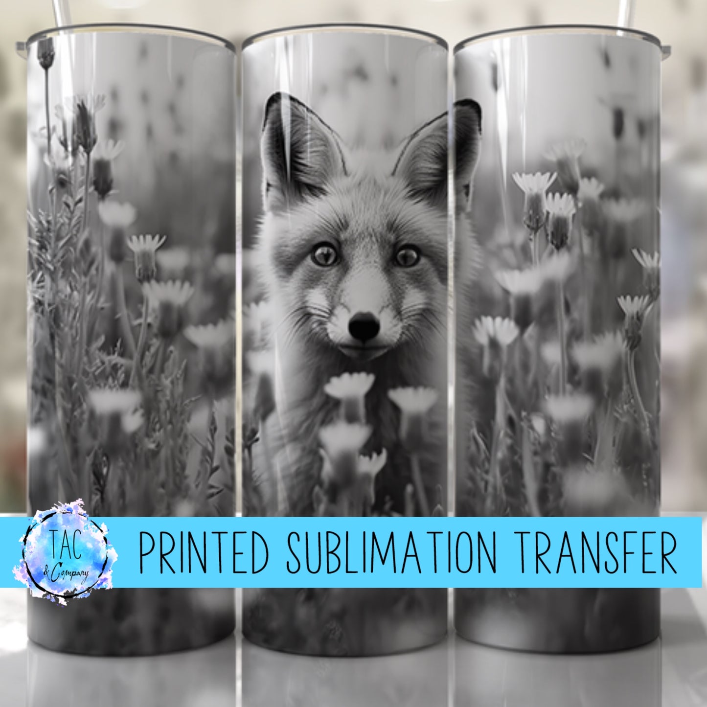 Fox - Sublimation Print (This Is Not A Digital File)