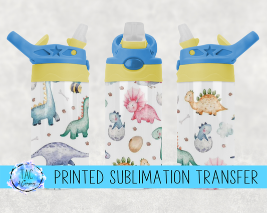 Dino - Sublimation Print (This Is Not A Digital File)