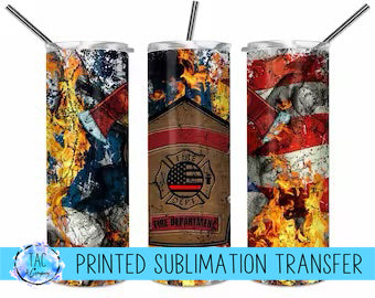 Fire- Sublimation Print (This Is Not A Digital File)