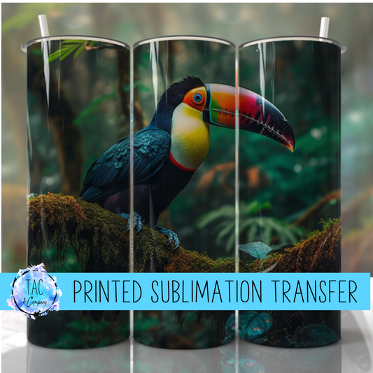 Toucan bird - Sublimation Print (This Is Not A Digital File)