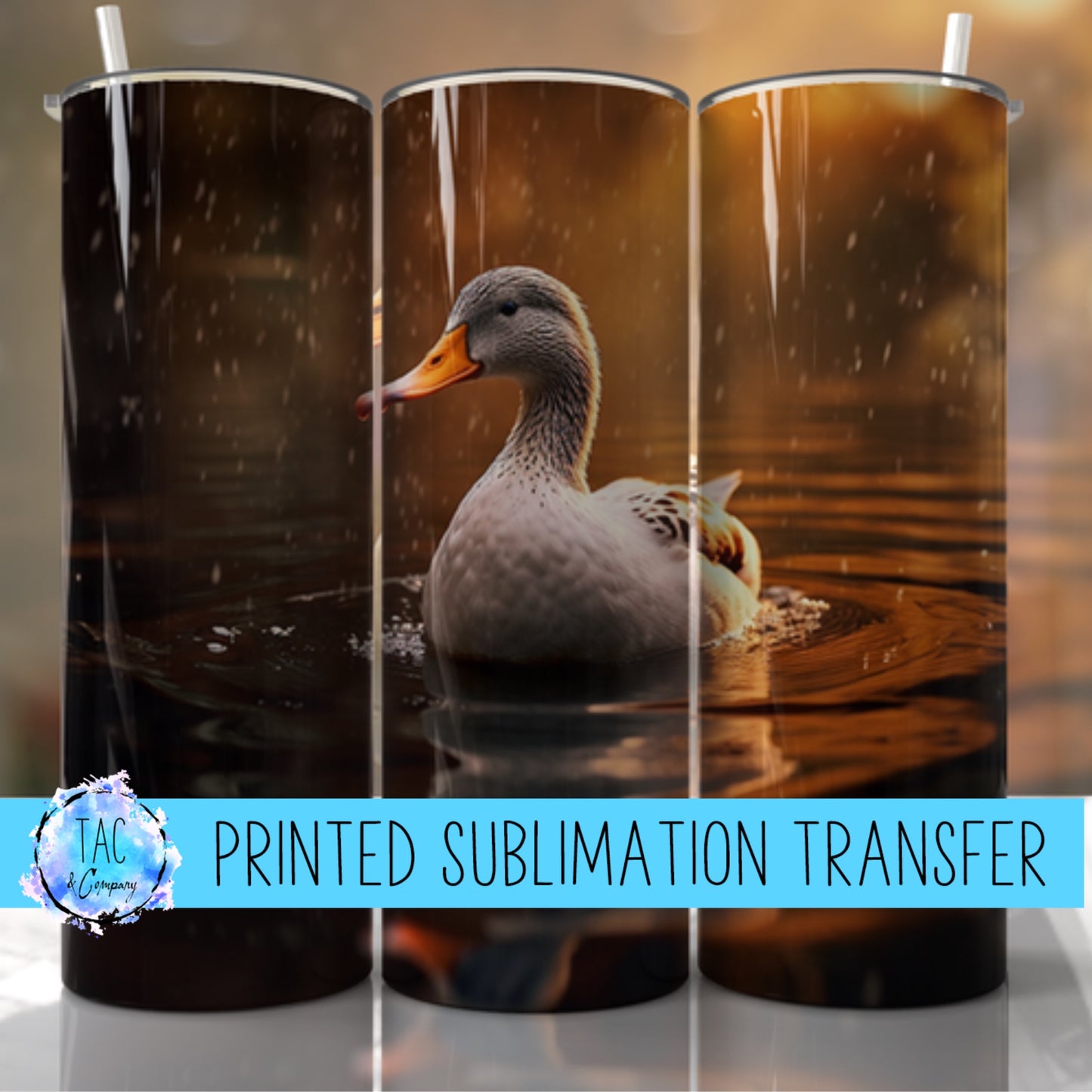 Duck - Sublimation Print (This Is Not A Digital File)