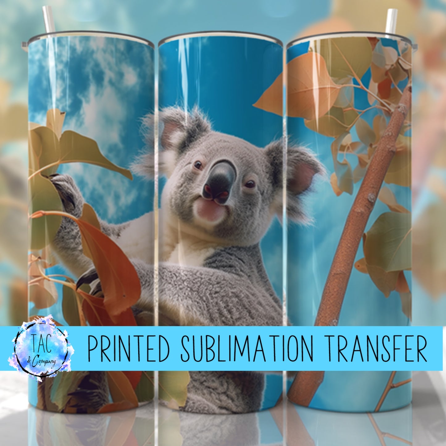 Koala - Sublimation Print (This Is Not A Digital File)