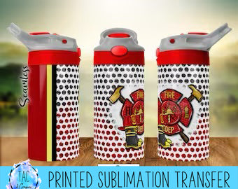 Fireman ,Firefighter - Sublimation Print (This Is Not A Digital File)