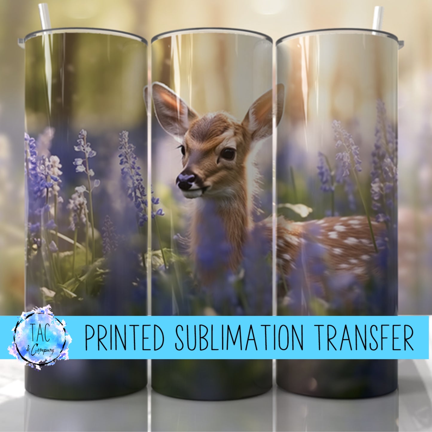 Dawn Deer - Sublimation Print (This Is Not A Digital File)