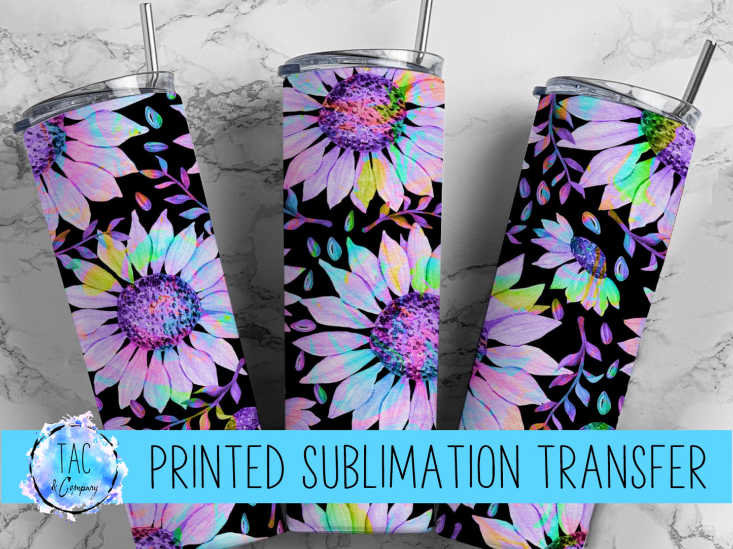 Bright Sunflowers -Sublimation Print (This Is Not A Digital File)