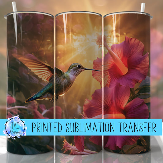 Hummingbird -Sublimation Print (This Is Not A Digital File)