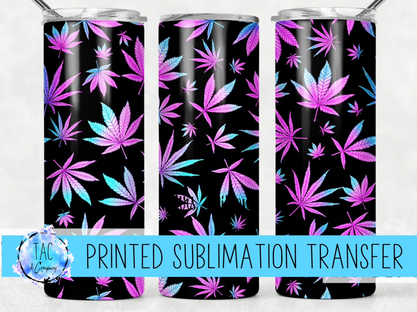 Purple Weed Marijuana - Sublimation Print (This Is Not A Digital File)