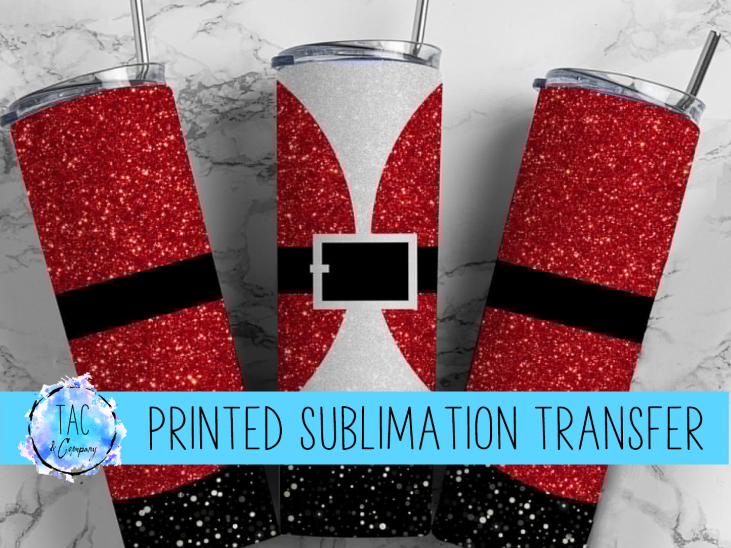 Santa - Sublimation Print (This Is Not A Digital File)