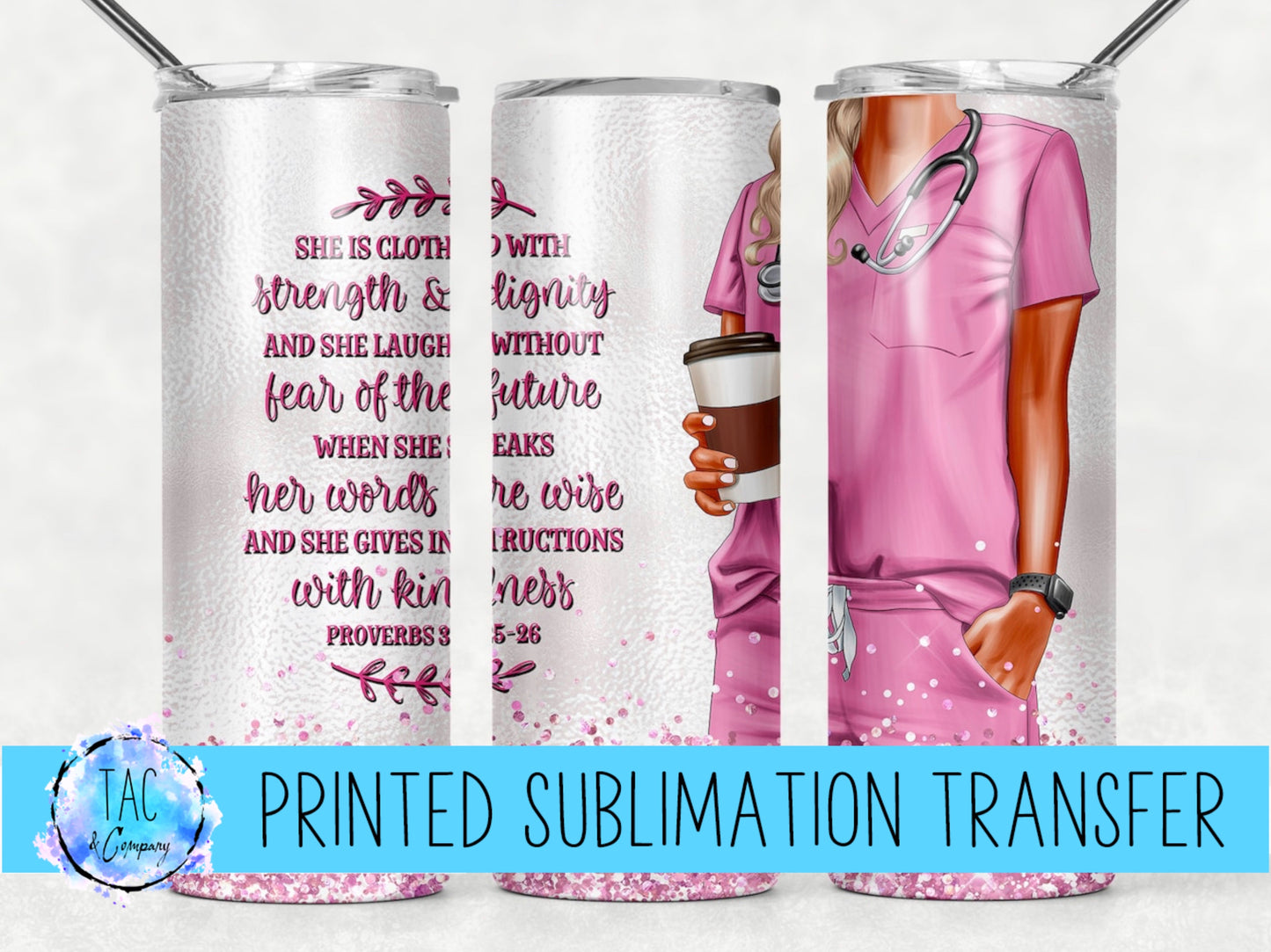 Nurse Doctor - Sublimation Print (This Is Not A Digital File)