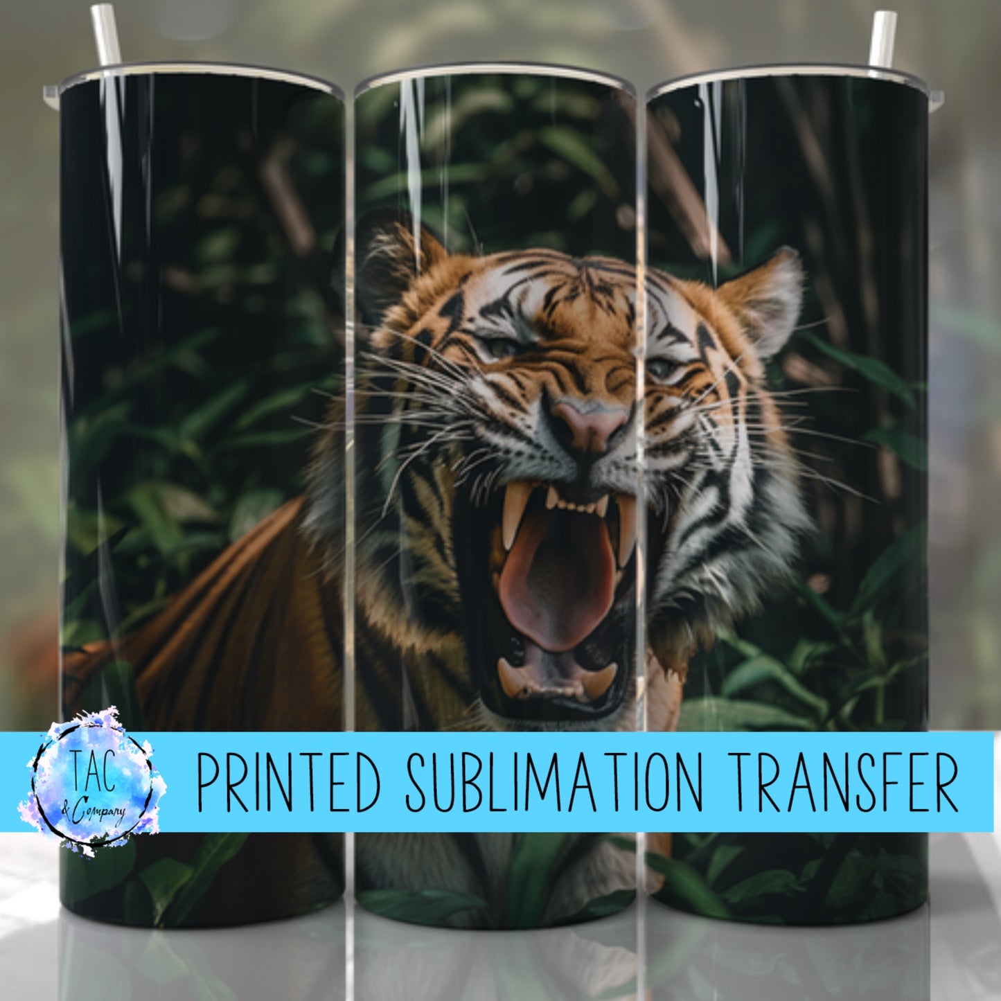 Tiger -  Sublimation Print (This Is Not A Digital File)