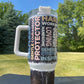 40oz -Dad - Words - His/Her Birthday Gift, Add custom name for free! Great Gift!