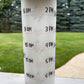 Owl Water Tracker - 25 oz Glass with wood Lid and plastic Straw