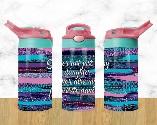 Glitter Dancer   - 12oz Kids Flip Cup Tumbler