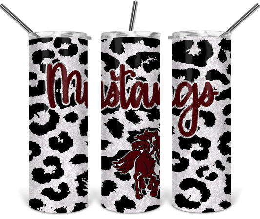 Mavricks School  - 20 oz or 30oz Skinny Tumblers w/ Lid and Metal Straw