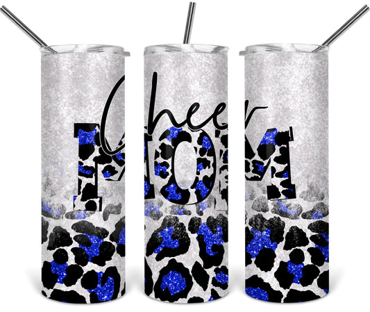 Blue Cheer Mom - 20 oz or 30oz Skinny Tumblers w/ Lid and Metal Straw