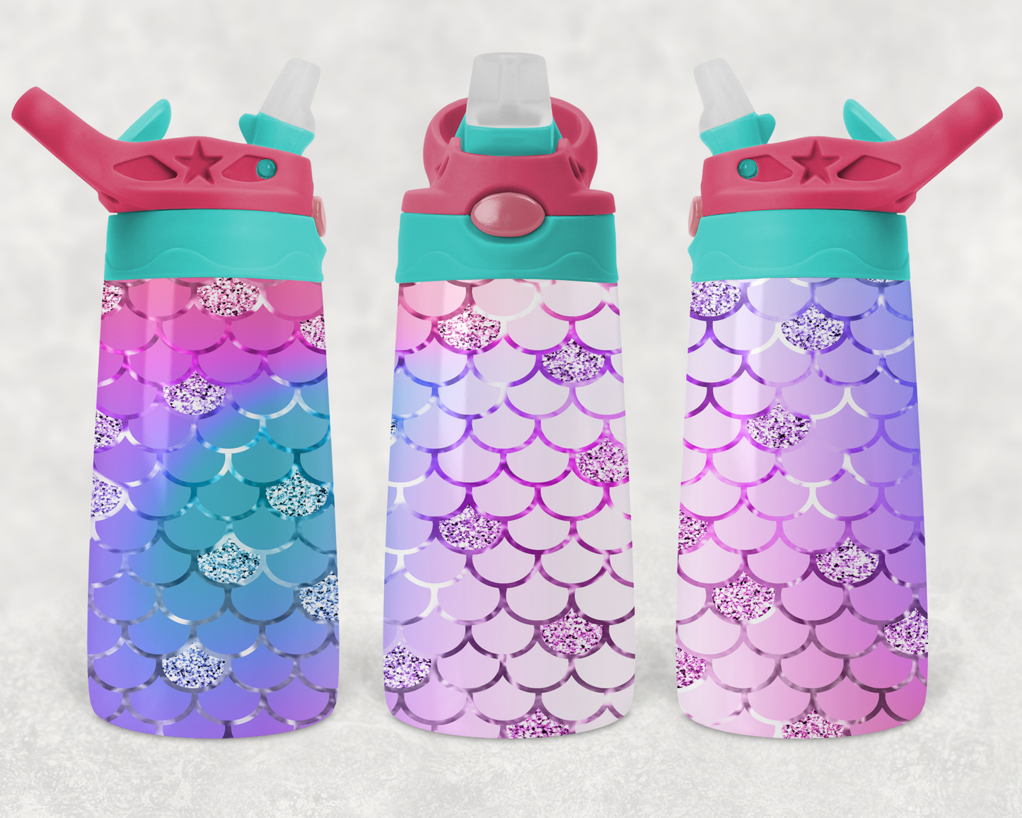 12 oz Mermaid Scales Kids Tumbler