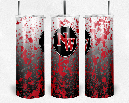 Northwest School - 20oz or 30oz Skinny Tumblers w/ Lid and Metal Straw
